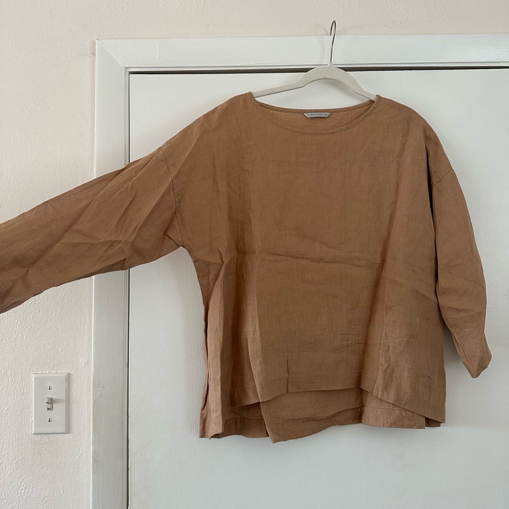 linenfox harper linen tunic